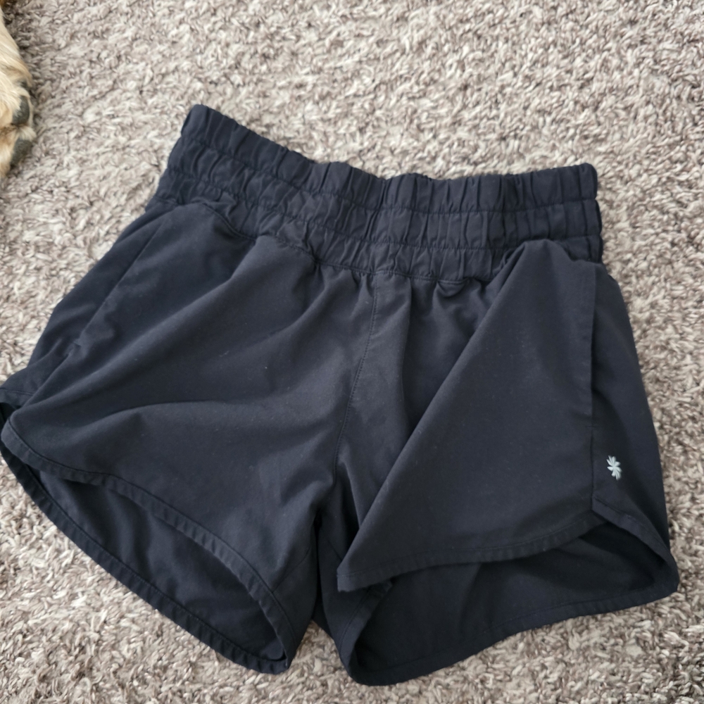 Kids Athleta Girl Black Athletic Shorts